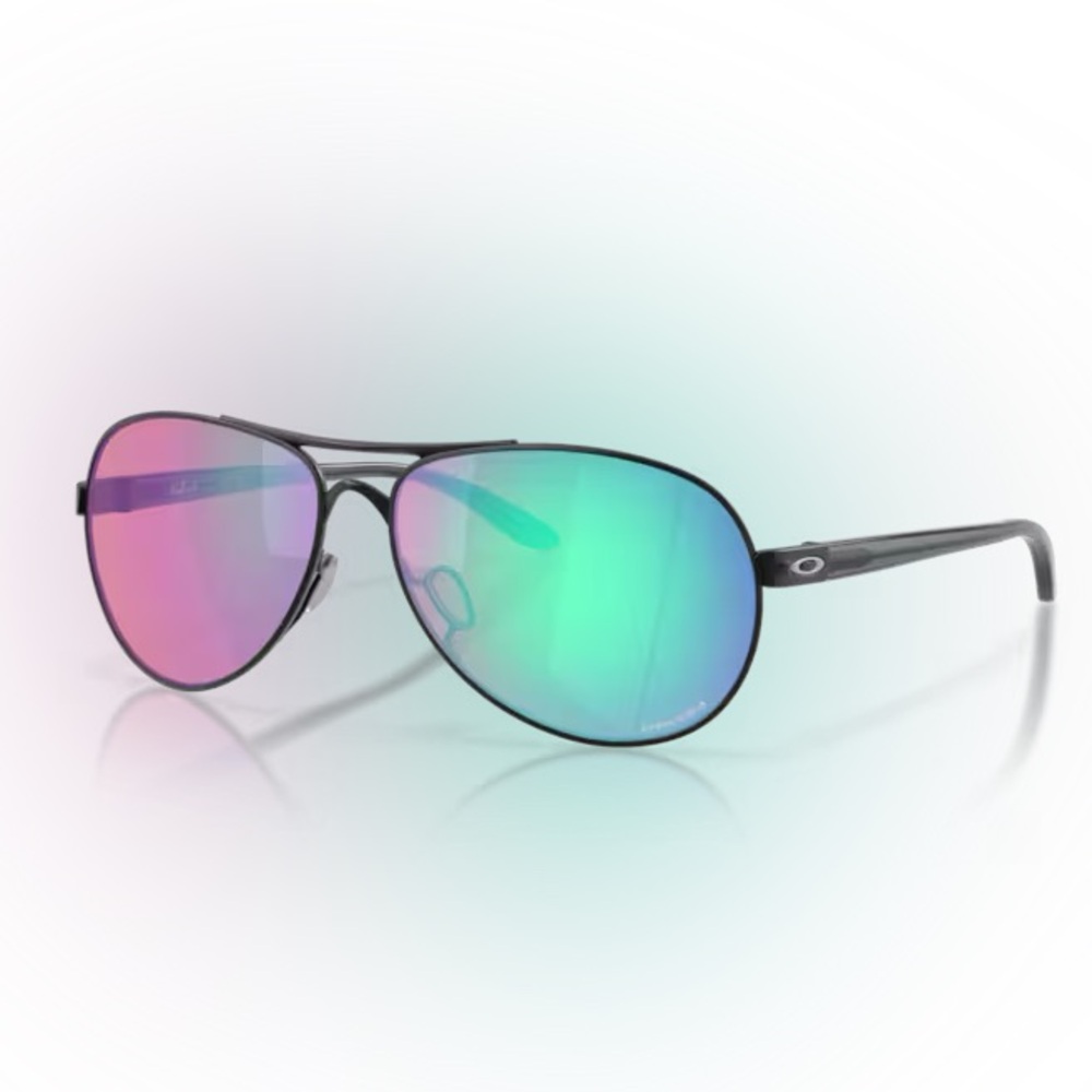 Oakley Feedback Sunglasses - Satin Black Prizm Golf - New in box! - Picture 2 of 13